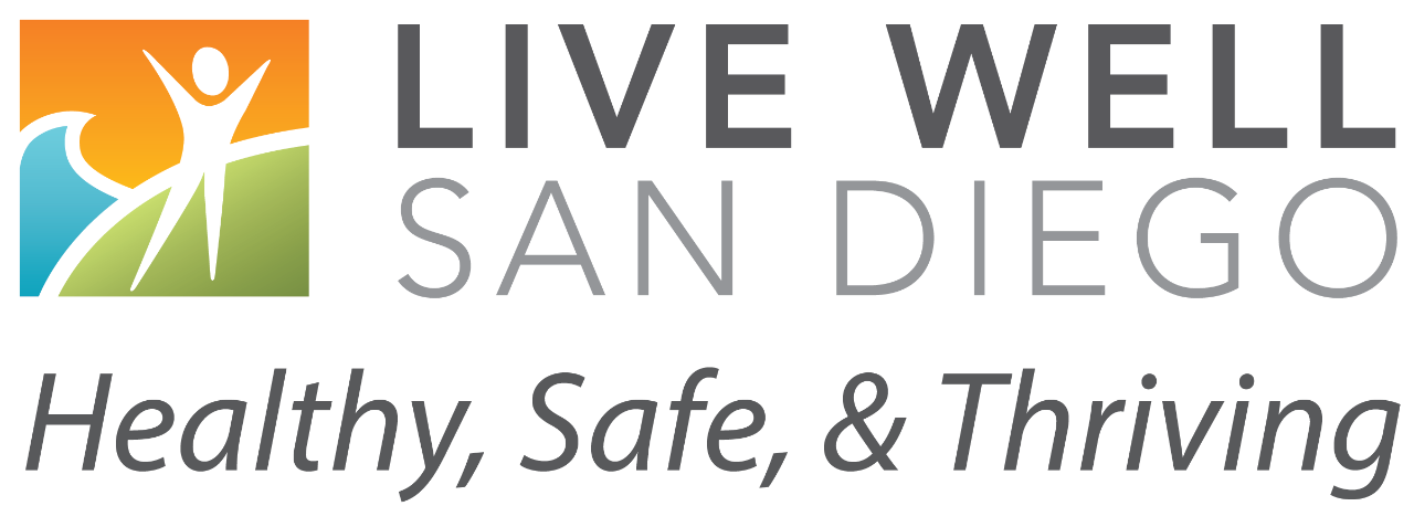 LWSD logo: Healthy, Safe and Thriving (grey text, horizontal)