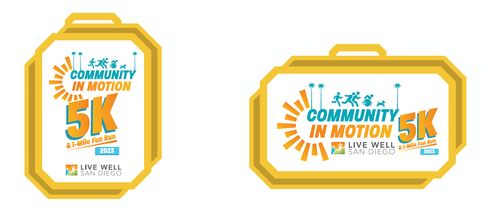 2023 5K Medal Mock Ups